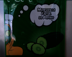 Mascarilla pepino