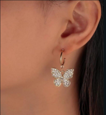 Pendientes mariposa